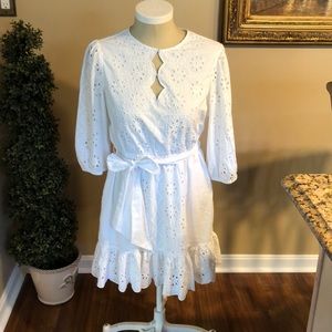 J Crew eyelet dress